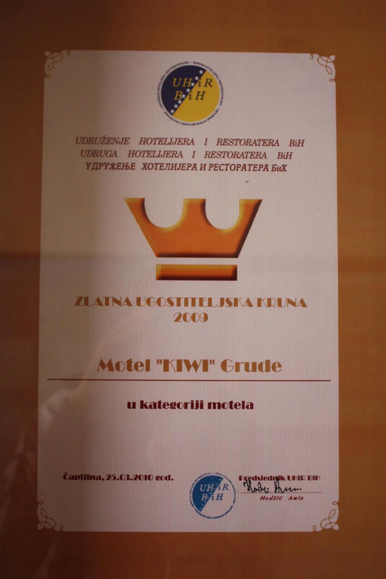 Motel Kiwi Grude Εξωτερικό φωτογραφία